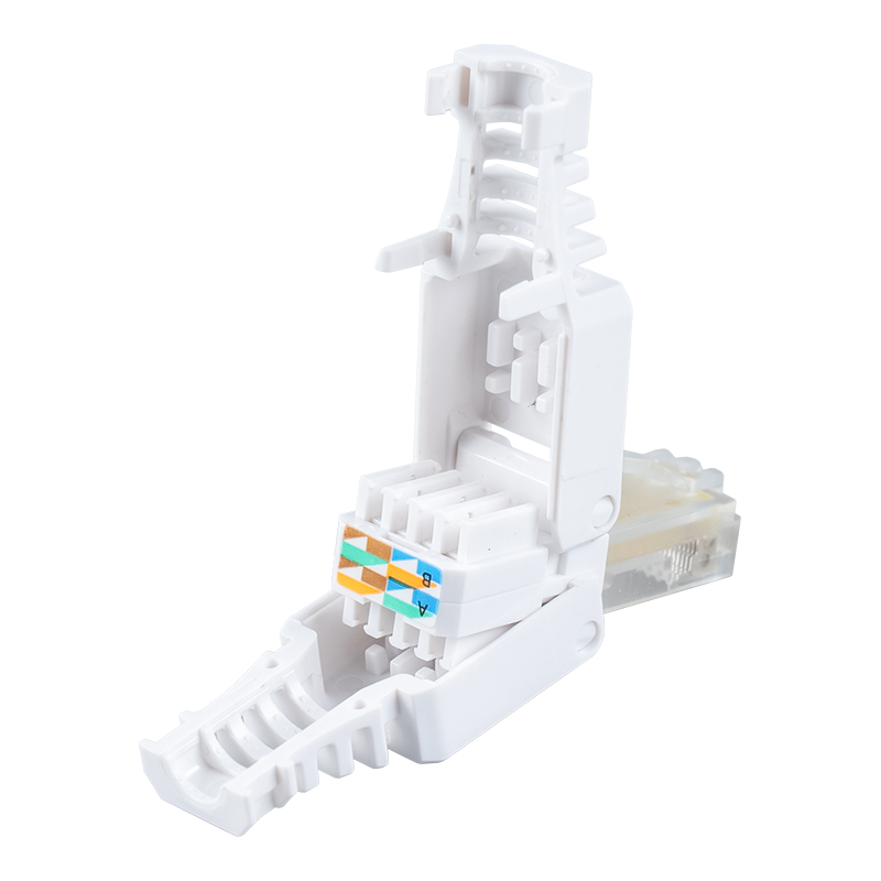 Cat5e 비차폐 툴리스 RJ45 커넥터 RJ-688Y-C5E Cat5e 비차폐 툴리스 RJ45 커넥터 RJ-688Y-C5E