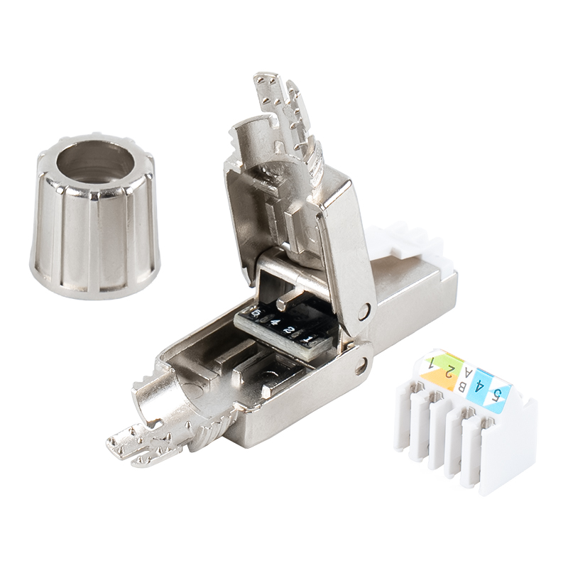 Cat6A 차폐형 툴리스 RJ45 커넥터 RJ-G40S-1-C6A Cat6A 차폐형 툴리스 RJ45 커넥터 RJ-G40S-1-C6A