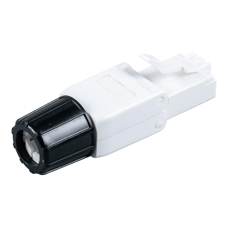 Cat6A 비차폐 툴리스 RJ45 커넥터(나사 포함) RJ-G40U-C6A