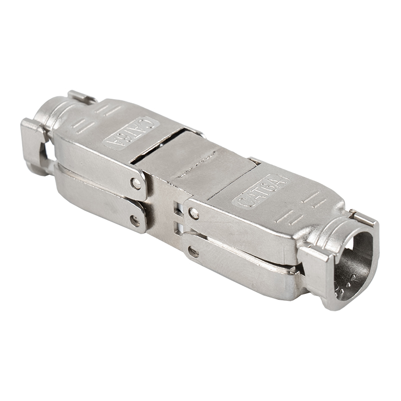 Cat6A 실드 툴리스 커넥터(마운팅 베이스 포함) RJ-603S-2-C6A Cat6A 실드 툴리스 커넥터(마운팅 베이스 포함) RJ-603S-2-C6A
