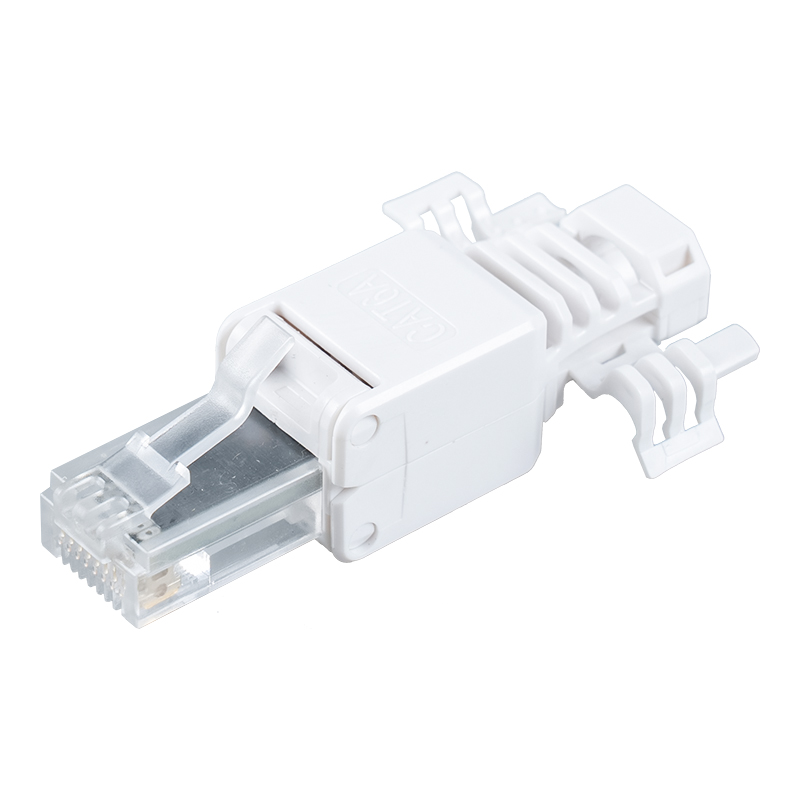 Cat6 비차폐 툴리스 RJ45 커넥터(날개 포함) RJ-688X-C6 Cat6 비차폐 툴리스 RJ45 커넥터(날개 포함) RJ-688X-C6