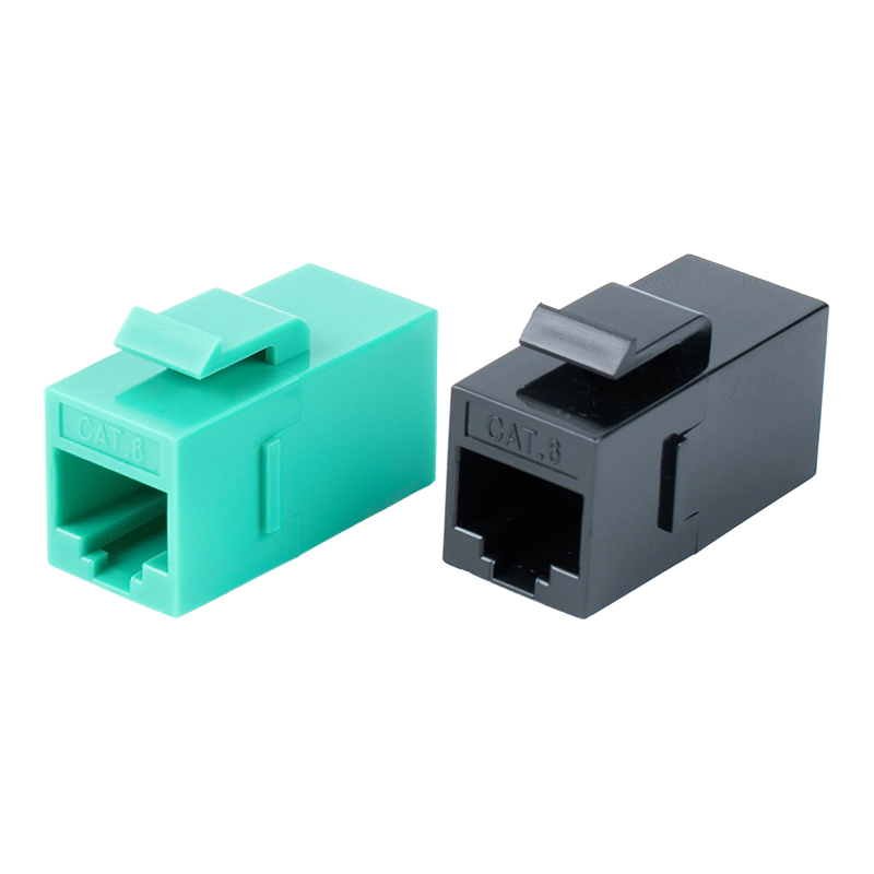 C6A 비차폐 RJ45 인라인 커플러 SM-2034C6