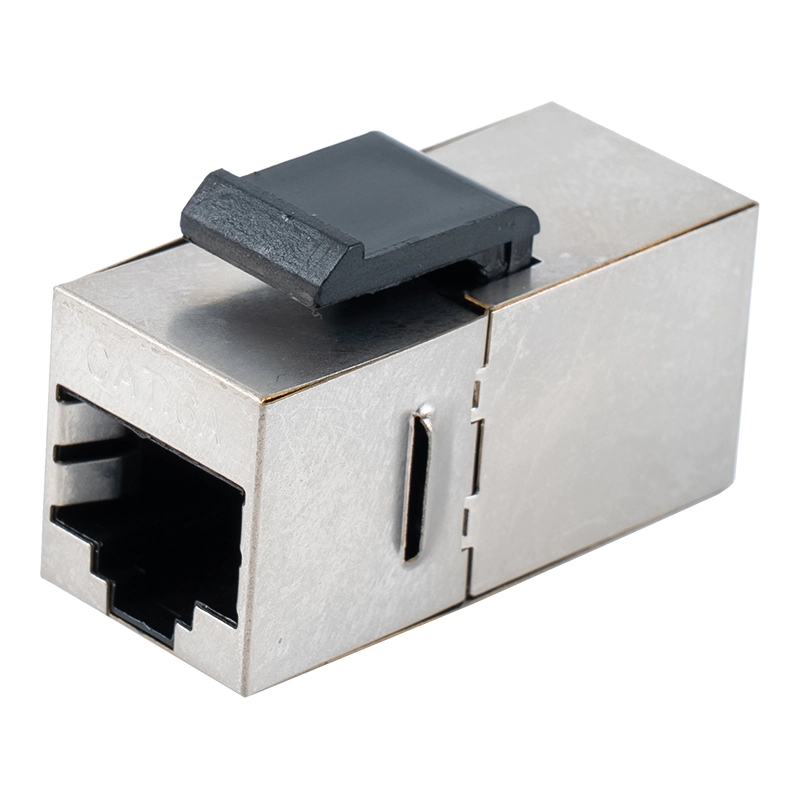 C6 차폐형 RJ45 인라인 커플러(플라스틱 클립 포함) SM-2034SC6