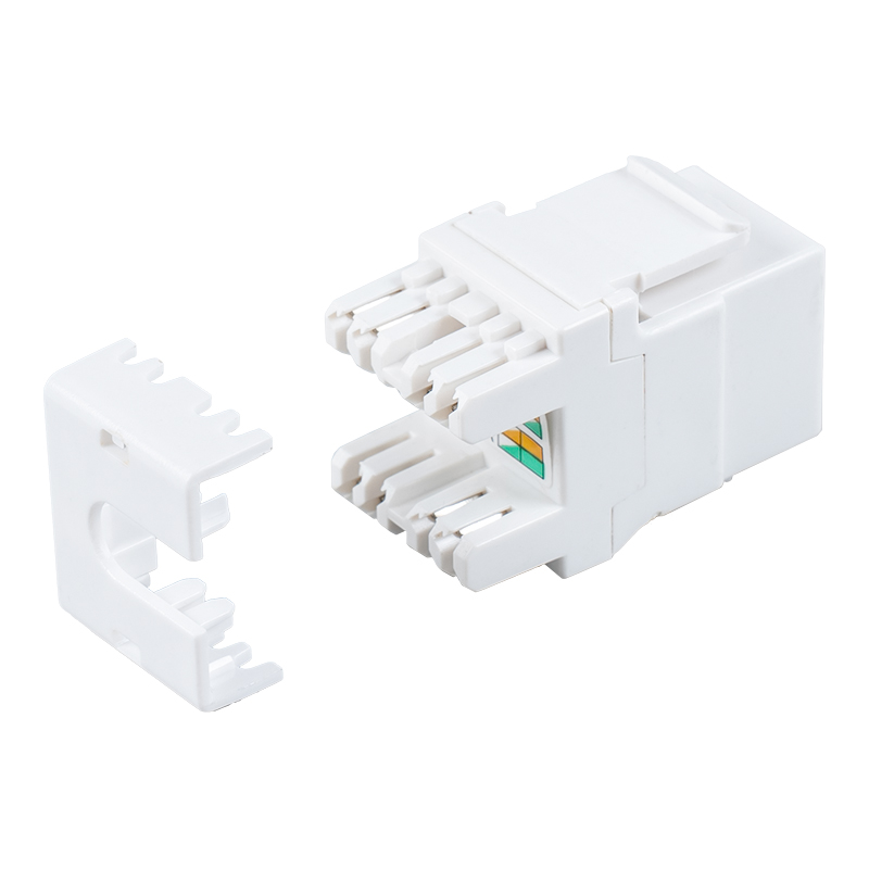 Cat6 비차폐 180° 모듈러 잭(셔터 포함) SM-2064CD8C6 Cat6 비차폐 180° 모듈러 잭(셔터 포함) SM-2064CD8C6