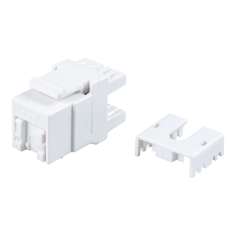 Cat6 비차폐 180° 모듈러 잭(셔터 포함) SM-2064CD8C6