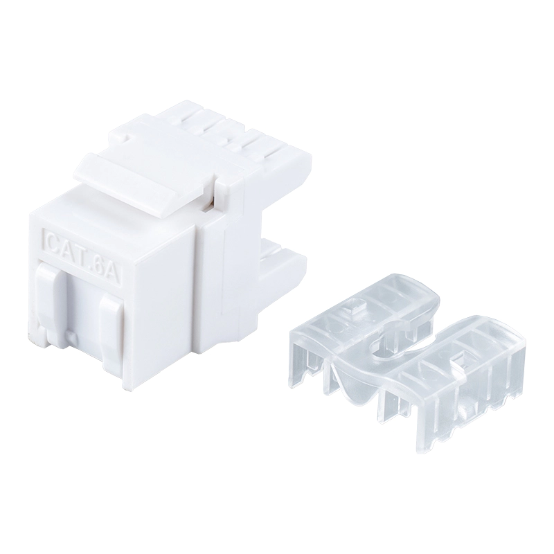 Cat6 비차폐 180° 모듈러 잭(셔터 포함 미니형) SM-2089CD8C6-1
