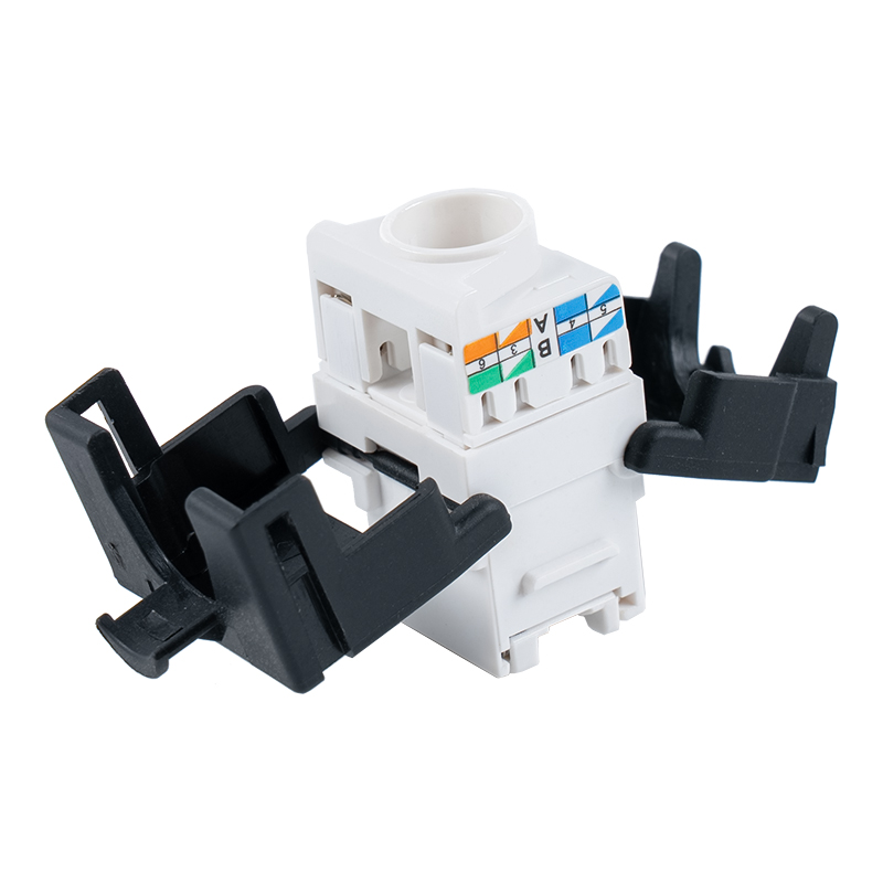 C6A 비차폐 180° Tollless 키스톤 잭(케이블 홀더 및 셔터 포함) SM-2335BCH8C6A C6A 비차폐 180° Tollless 키스톤 잭(케이블 홀더 및 셔터 포함) SM-2335BCH8C6A