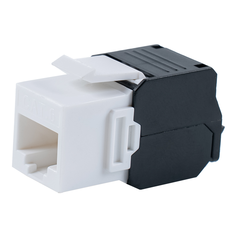 Cat6 비차폐 180° 툴리스 모듈러 잭(플립오픈형) SM-2336H8C6