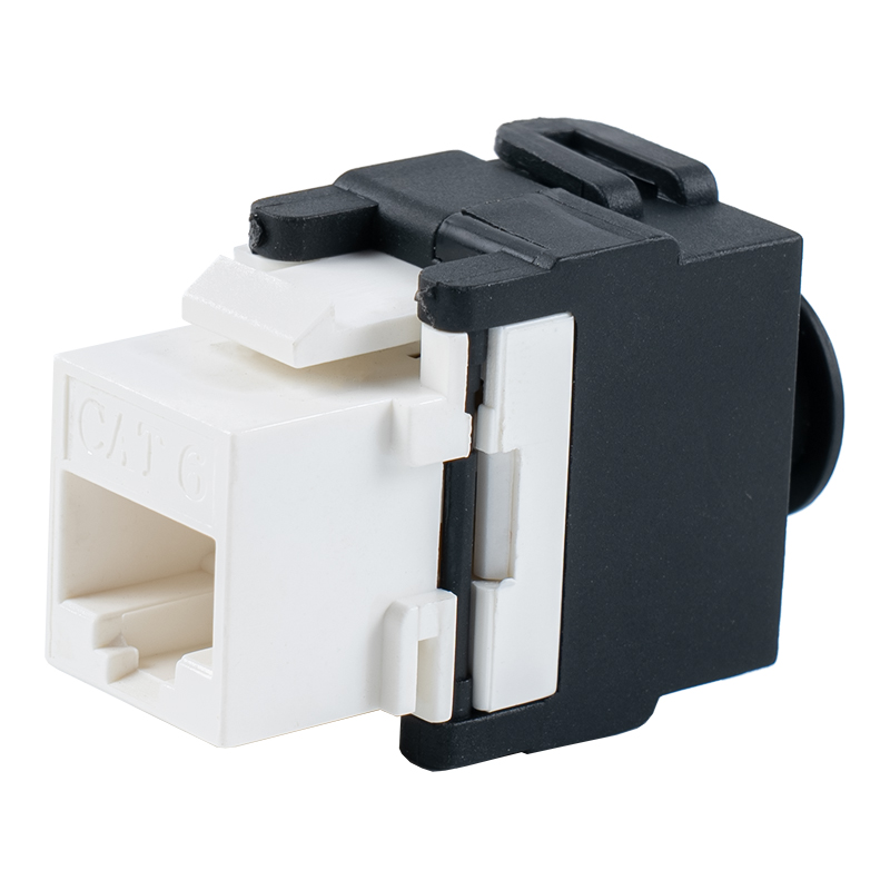 Cat6 비차폐 180° 툴리스 모듈러 잭(플립오픈형) SM-2336H8C6 Cat6 비차폐 180° 툴리스 모듈러 잭(플립오픈형) SM-2336H8C6