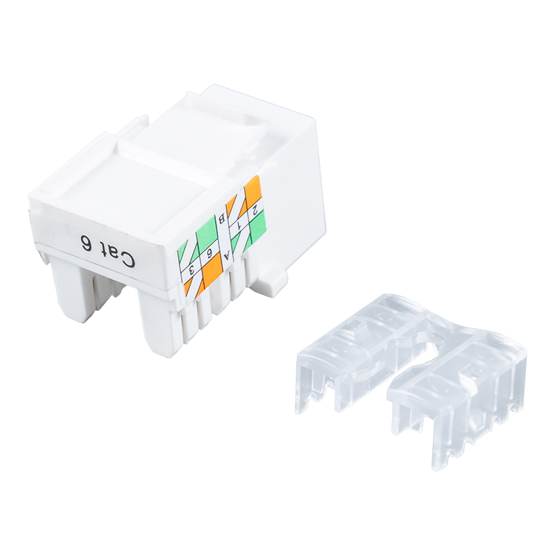 Cat6 비차폐 90° 키스톤 잭 SM-2337H8C6 Cat6 비차폐 90° 키스톤 잭 SM-2337H8C6