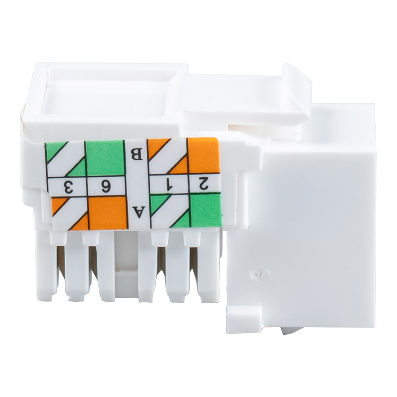 Cat6 비차폐 90° 키스톤 잭 SM-2337H8C6 Cat6 비차폐 90° 키스톤 잭 SM-2337H8C6