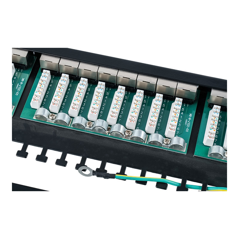 카테고리 6 19인치 1U 차폐 24포트 패치 패널 SP-3217SK24-C6A 카테고리 6 19인치 1U 차폐 24포트 패치 패널 SP-3217SK24-C6A
