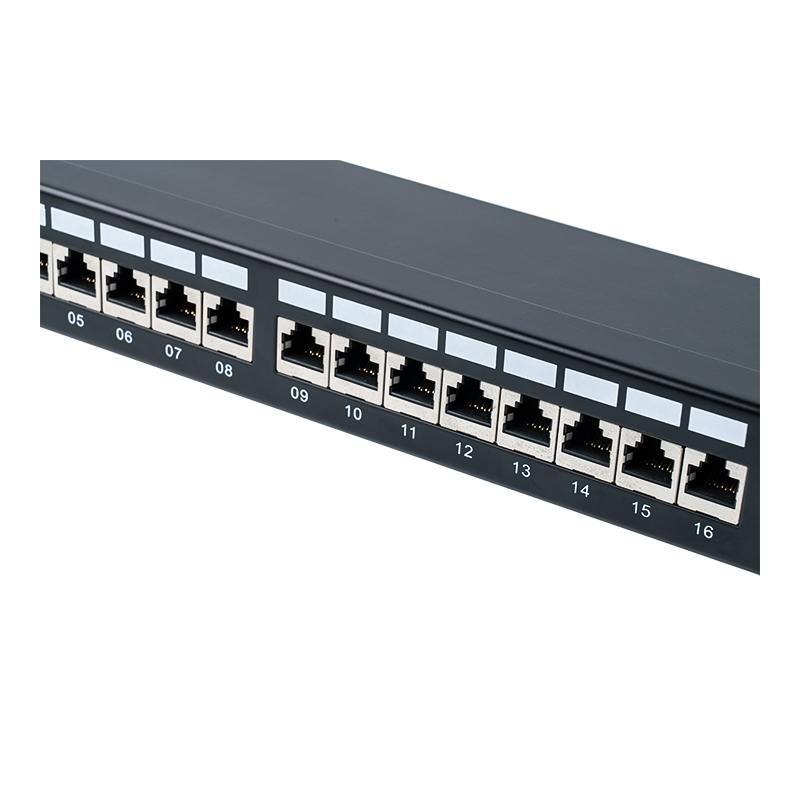 카테고리 6 19인치 1U 차폐 24포트 패치 패널 SP-3217SK24-C6A 카테고리 6 19인치 1U 차폐 24포트 패치 패널 SP-3217SK24-C6A