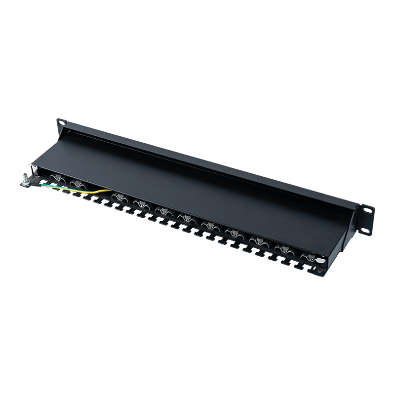 카테고리 6 19인치 1U 차폐 24포트 패치 패널 SP-3217SK24-C6A 카테고리 6 19인치 1U 차폐 24포트 패치 패널 SP-3217SK24-C6A