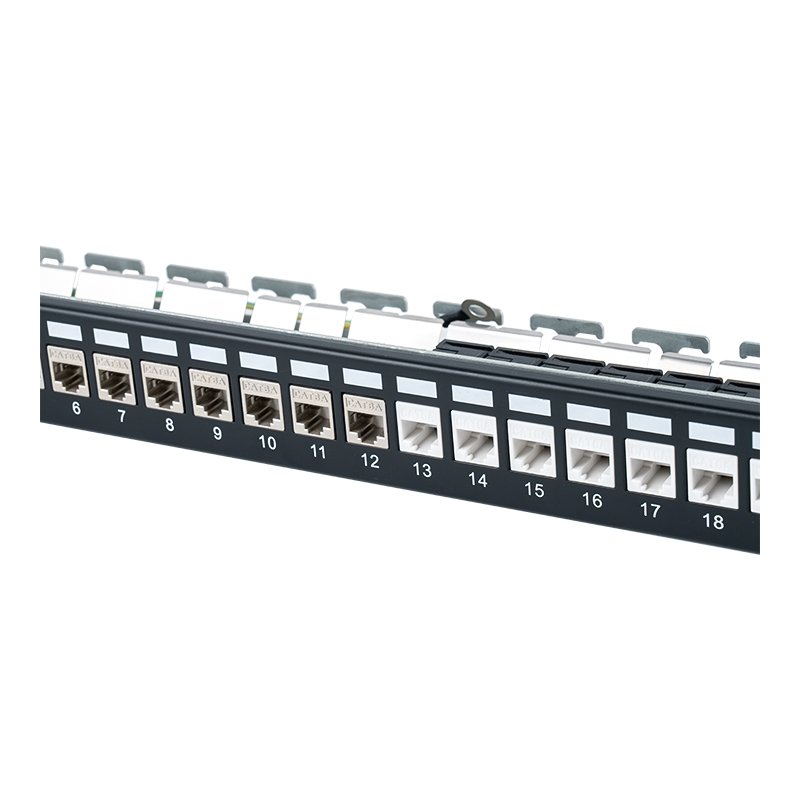 19인치 1U 24포트 차폐형 빈 랙(디지털 카드 포함) SP-3245S-24P 19인치 1U 24포트 차폐형 빈 랙(디지털 카드 포함) SP-3245S-24P