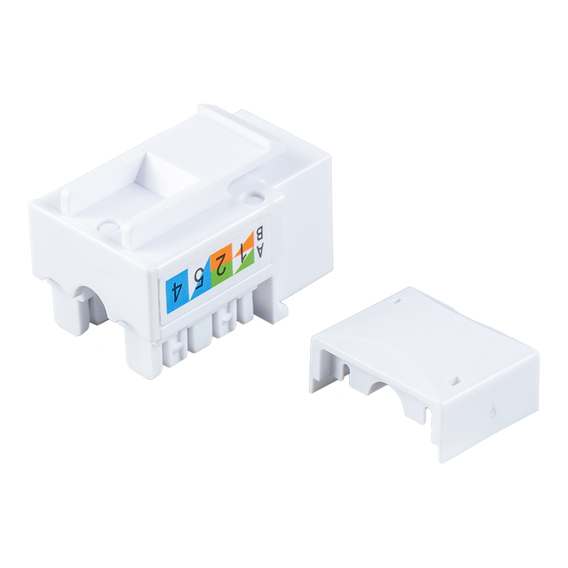 Cat6 비차폐 90° 모듈러 잭 SM-2054H8C6