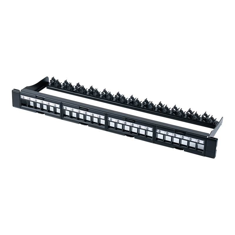 19인치 1U 24포트 비차폐 랙 마운트(분리형 창) SP-3404-24P 19인치 1U 24포트 비차폐 랙 마운트(분리형 창) SP-3404-24P